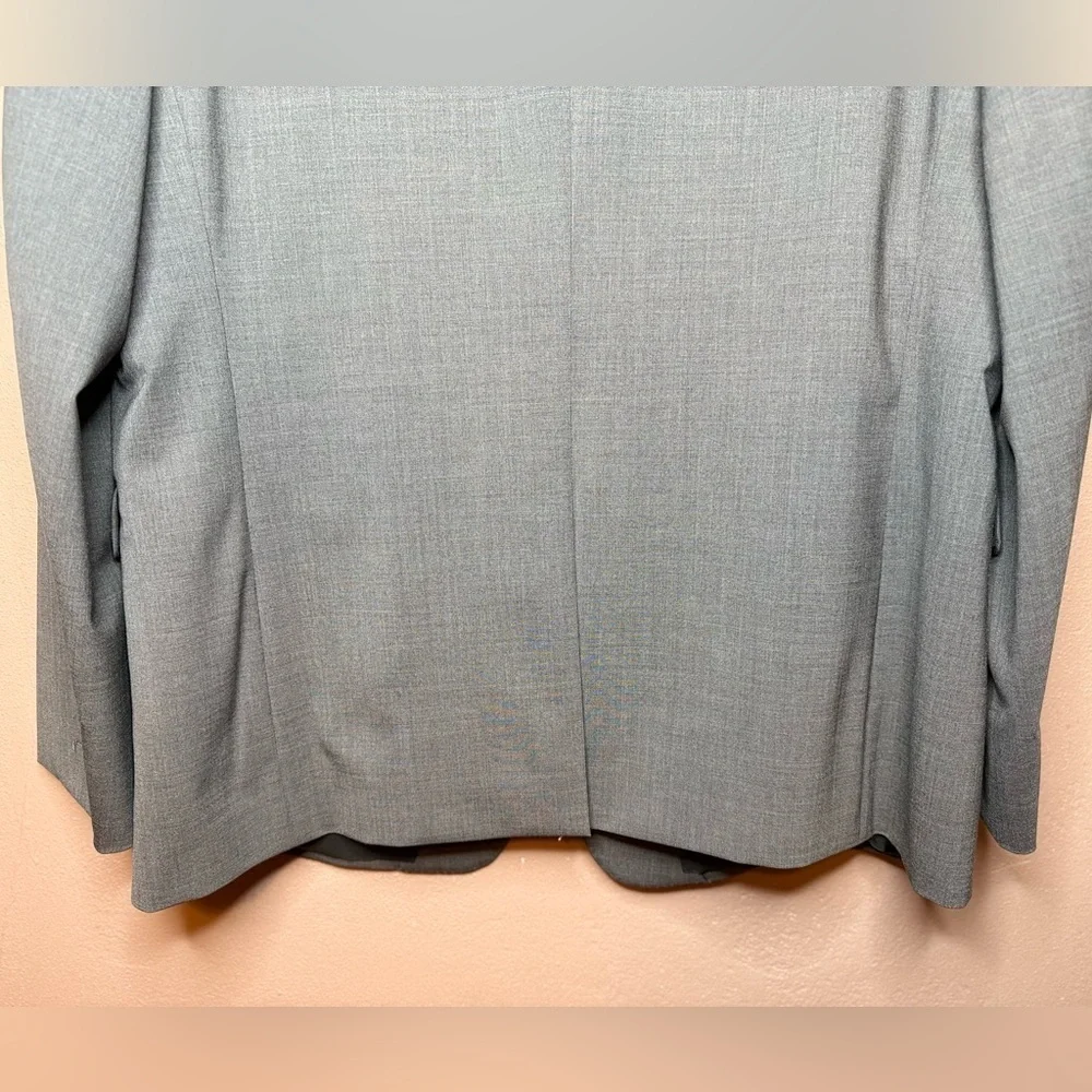 Theory Men's Chambers Blazer Suit Coat in Stretch Wool Medium Charcoal Size 46R